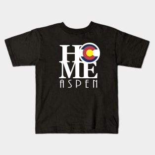 HOME Aspen Colorado Kids T-Shirt